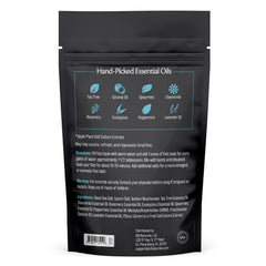 M3 Naturals foot soak jar closeup showing soothing, dry-skin relief
