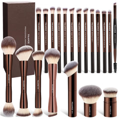 MAANGE 20-piece makeup brush set gift box for gifting and daily styling.