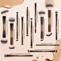 MAANGE concealer brush dual-ended for precise concealment