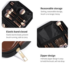 MAANGE double-ended brush head detail for versatile foundation and powder application
