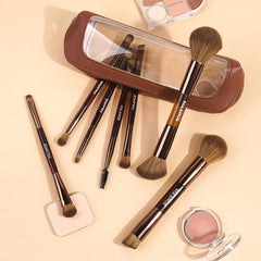 MAANGE dual-ended brush heads enable versatile blending and contouring in a single set