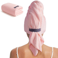 MABAO microfiber hair towel wrap shows full-coverage 40x26 design for all hair lengths.