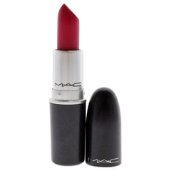MAC All Fired Up swatch on hand demonstrates bold color payoff for quick inspiration.