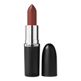 MAC M·A·Cximal Sleek Satin Lipstick packaging showcases premium design for everyday elegance.