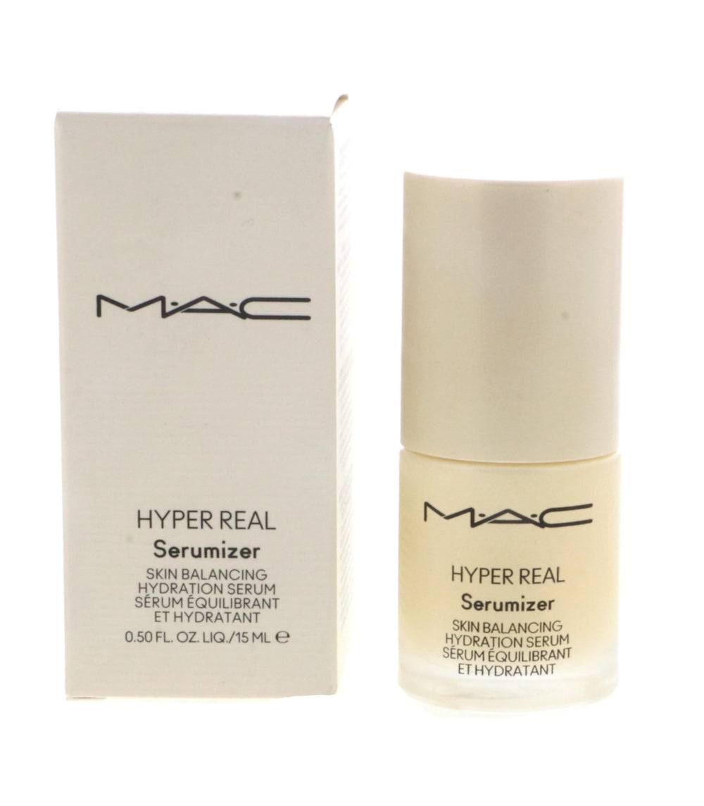 MAC Hyper Real Serumizer bottle-front hydrates for radiant skin