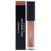 MAC Lipglass Oh Baby bottle and gloss delivering a high-shine finish
