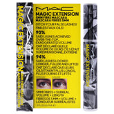 MAC Magic Extension lash brush demonstrates fibres delivering dramatic volume for everyday lashes.