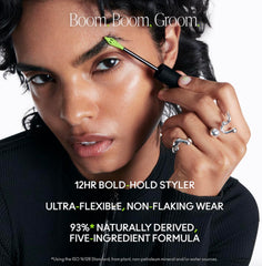 MAC Pro Locked Brow Gel Clear applied to brow with natural finish.