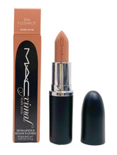 MAC Ximal Sleek Satin Lipstick packaging showcases premium branding for gifting.