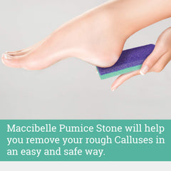 Maccibelle Foot Scrubber with Soft Bristles delivers gentle exfoliation for spa-like foot care.