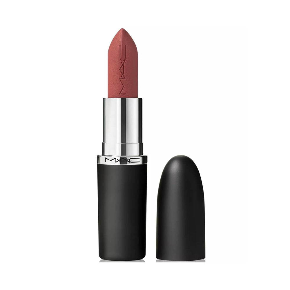 MAC Macximal Silky Matte Velvet Teddy swatch on arm for long-lasting colour