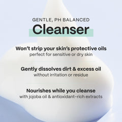 Mad Hippie Cream Cleanser creamy texture closeup ideal for soothing wash