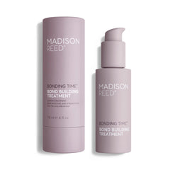 Madison Reed Bonding Time bottle shot showing color-protecting leave-in treatment.