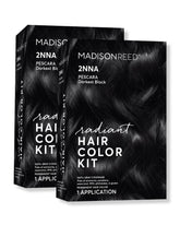 Madison Reed Pescara Black color kit packaging showing shade for gray coverage