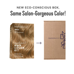 Madison Reed Radiant Hair Color Kit Sicily swatch sample previews shade for gray coverage