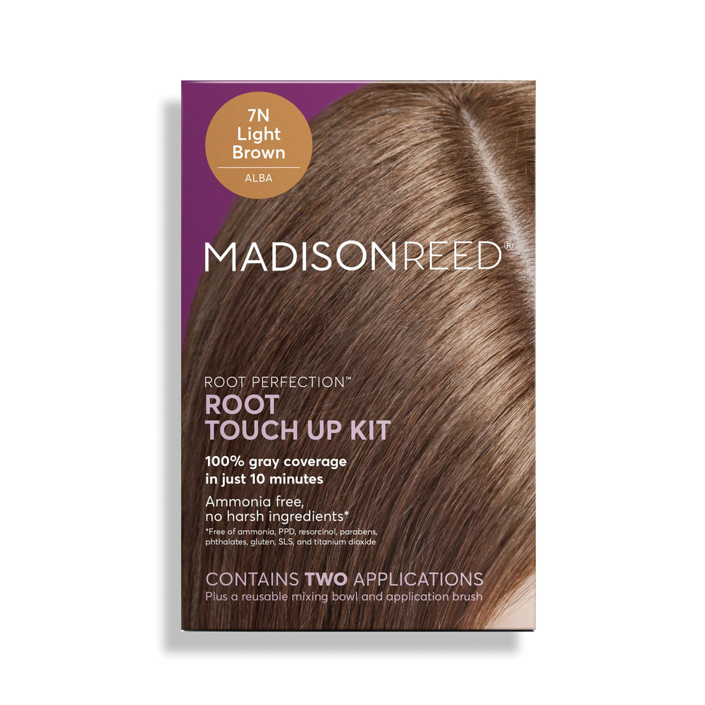 Madison Reed Root Perfection Alba 7N box for at-home gray coverage and easy use