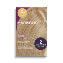 Madison Reed Root Perfection Bergamo 8N bottle for quick root coverage between salon visits.