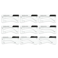 MADLUVV Brow Stamp in use demonstrates easy stamping for instant definition.