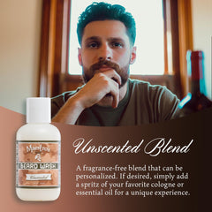Maestro's Classic Beard Wash foaming-lather demonstrates rich foam for easier grooming.
