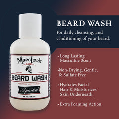 Maestro's Classic moisturizing under-beard care keeps skin hydrated.