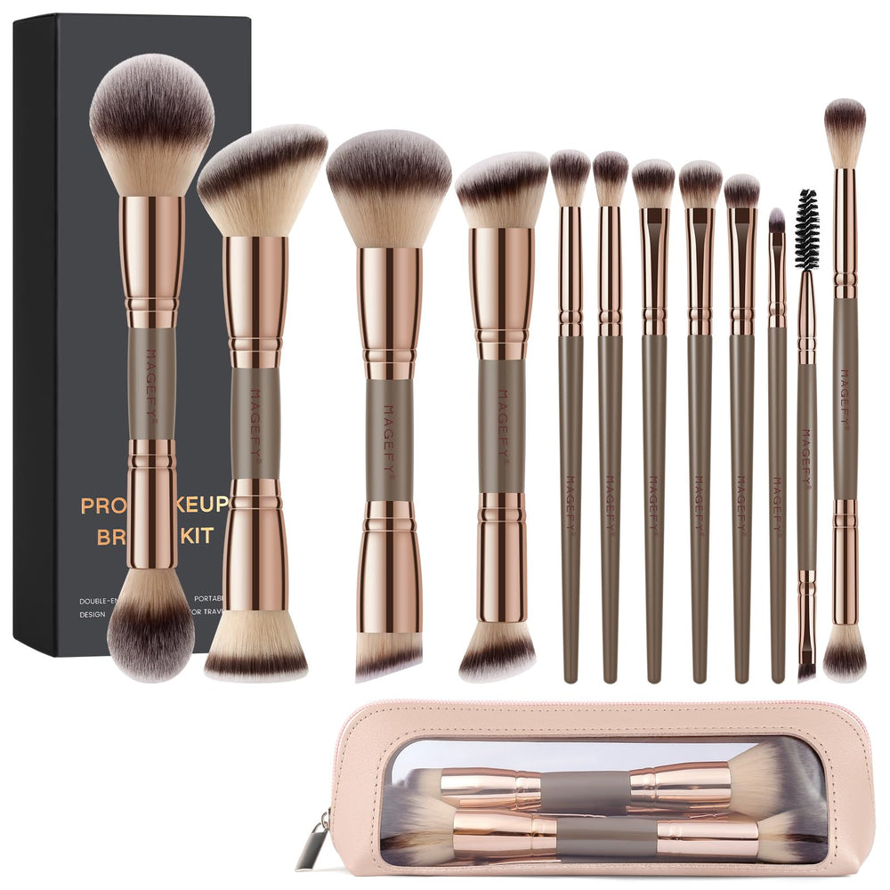 MAGEFY 18-in-12 makeup brush set delivers versatile tools for everyday looks