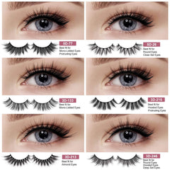 MAGEFY handmade lashes with soft band for easy, comfy wear.