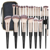 MAGEFY makeup brushes set in case keeps tools organized for travel and daily use.