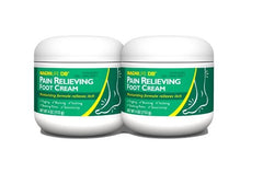 MagniLife application on the foot shows soothing moisture in use.