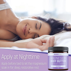Magnum Solace legs and feet applying butter showcases easy target areas.