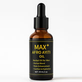 Maidlure Max+ Afro Ayiti Oil bottle ready for a quick skin hydration ritual.