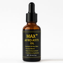 Maidlure Max+ Afro Ayiti Oil bottle ready for a quick skin hydration ritual.