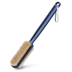MainBasics back-scrubber long-handle shown for easy reach