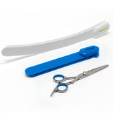 MAIPAY hair cutting scissors blue closeup for precise at-home trimming