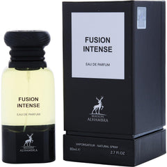 Maison Alhambra Fusion Intense close-up of notes highlighting aromatic complexity for evenings.