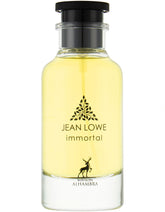 Maison Alhambra Jean Lowe Immortel bottle front view signals bold sophistication.