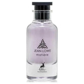 Maison Alhambra Jean Lowe Matiere bottle front view for unisex wearers, versatile evening fragrance.