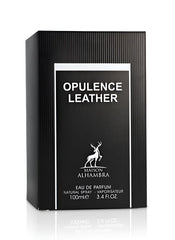 Maison Alhambra Opulence Leather spray-bottle—precise application for lasting presence