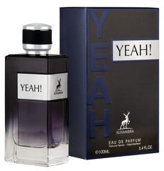 Maison Alhambra Yeah! bottle-front close-up, ideal for daily confident wear.
