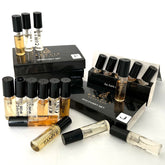 Maison d'Orient perfume sampler front view with 20 2ml vials for discovery.