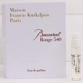 Maison Francis Kurkdjian Baccarat Rouge 540 bottle close-up for an elegant signature scent.