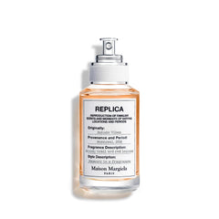 Maison Margiela Replica Autumn Vibes bottle conveys all-day woodland mood.