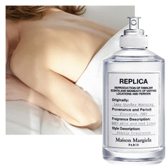 Maison Margiela Replica Lazy Sunday Morning spray action suggests effortless mornings.
