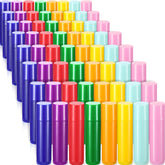Maitys 64-piece lip balm tubes pack in bright colors for DIY cosmetics projects and gifting.