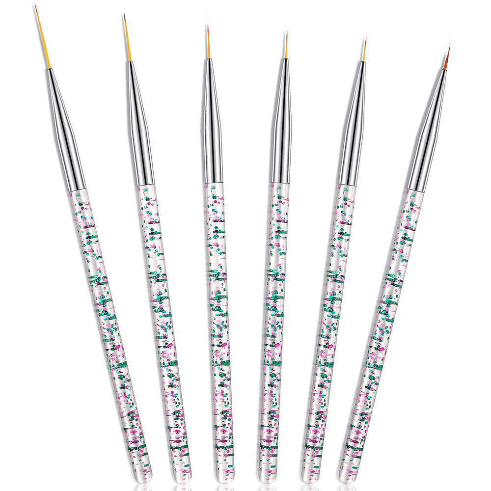 Maitys eyeliner brushes set front view for precise eye makeup control