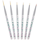 Maitys eyeliner brushes set front view for precise eye makeup control