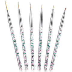 Maitys eyeliner brushes set front view for precise eye makeup control