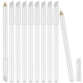 Maitys white nail pencils front view showing ten-piece kit and neat packaging benefit