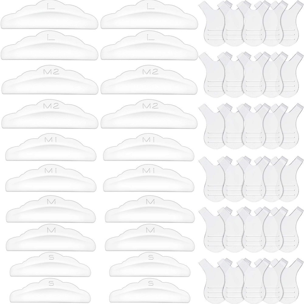 Maitys lash lift pads sunflower clear, silicone cushions for precise, comfortable eyelash perms.