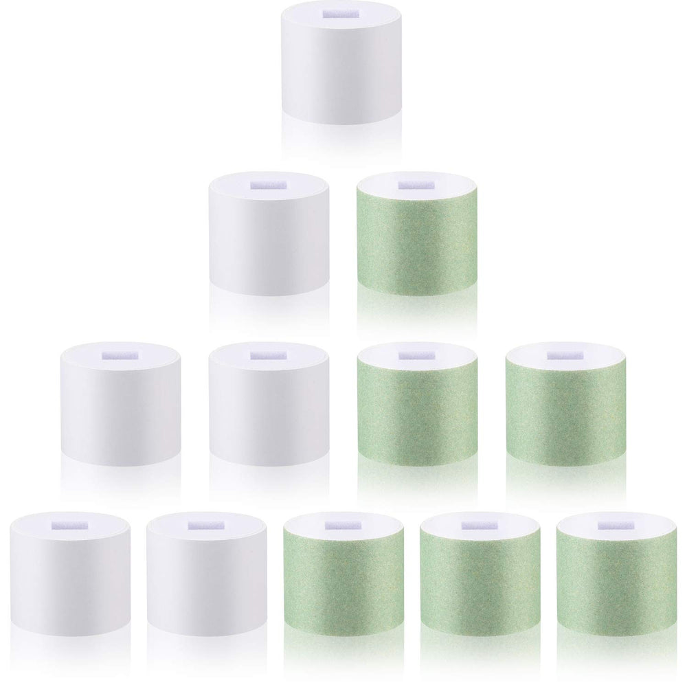 Maitys nail buffer refills pack in white and green for at-home polishing