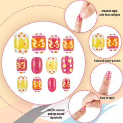 Maitys patterns include stars, pandas, and bows for playful kids' nails